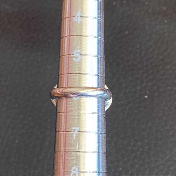 Womens Silver Tone Avon Adjustable Turquoise Ring - Picture 3 of 6